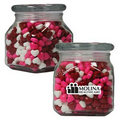 Apothecary Jar with Candy Hearts - Medium